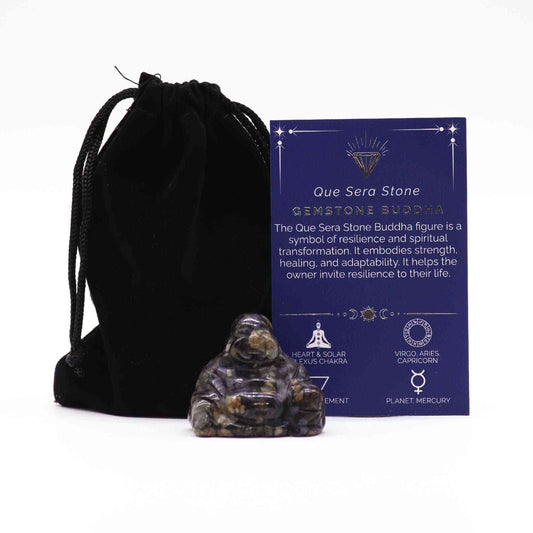 Gema Buda Pequeño - Piedra Que Sera 35x40x23mm - Figuras de Piedras Preciosas