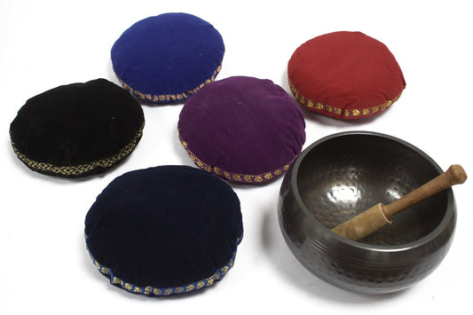 Cojín de terciopelo para Cuenco Tibetano - 11cm - Artículos Tibetanos, 11 cm