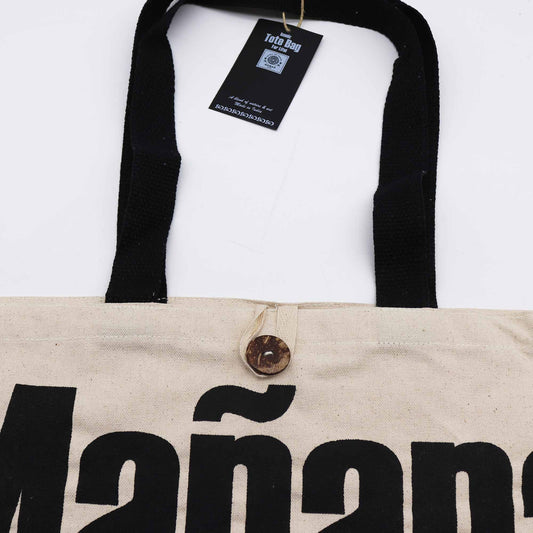 Bolso Básico Icónico - Mañana Mañana - Natural 10oz (36x43x10cm)