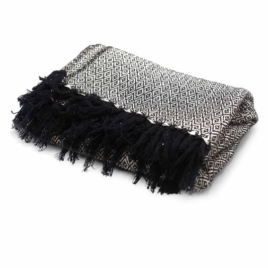 Mantas Boho Comfort - Carbón