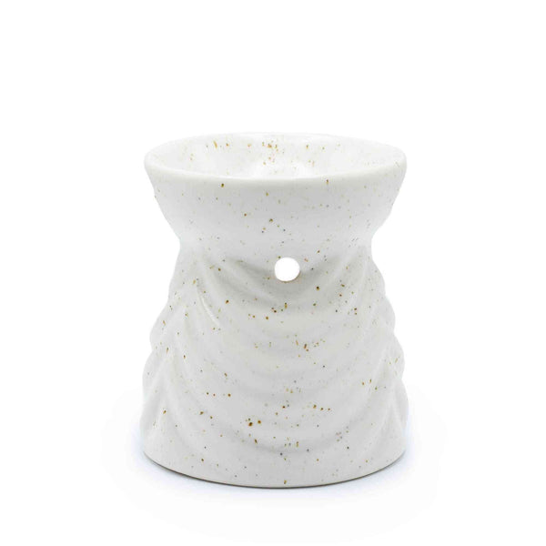 Geometric Oil Burner - Ivory