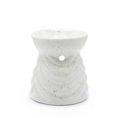 Geometric Oil Burner - Ivory