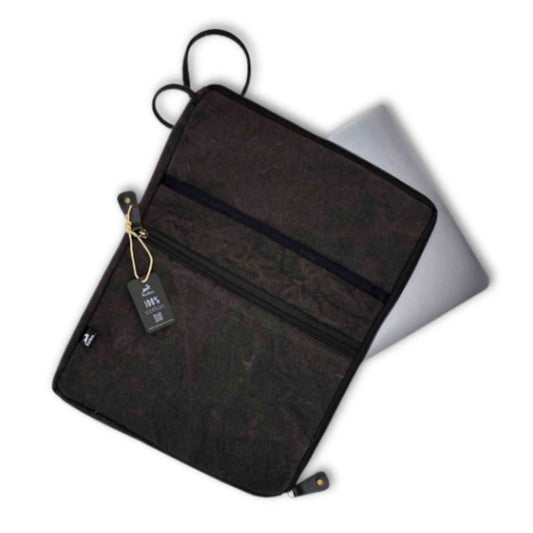 Funda Grande de Lona para Portátil - Charcoal
