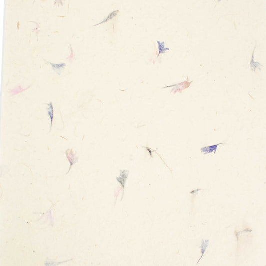 A4 - Papel Lokta para manualidades (paquete de 20 hojas) - azul aciano