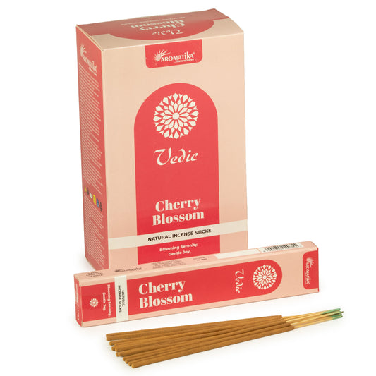 Palitos de incienso védico - Flor de cerezo | Védico - Palitos de incienso | El Bazar de Tizar
