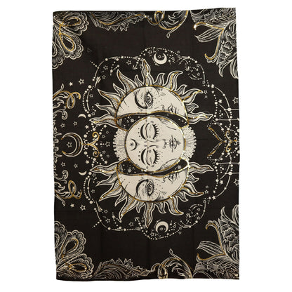 Arte de pared de algodón (70x110cm) - Diosa del Sol