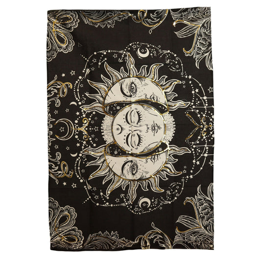 Arte de pared de algodón (70x110cm) - Diosa del Sol
