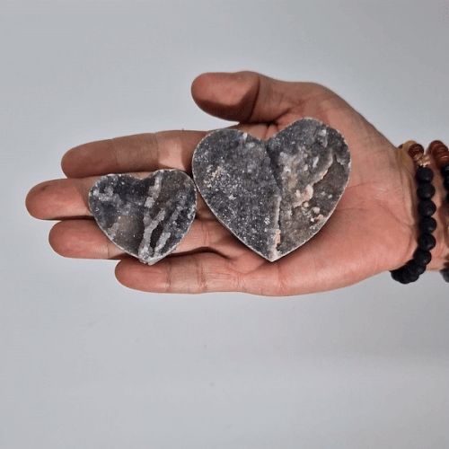 Corazones Pequeños de Calcita (Aprox 4-5 cm) - Piedras Geodes de Calcita