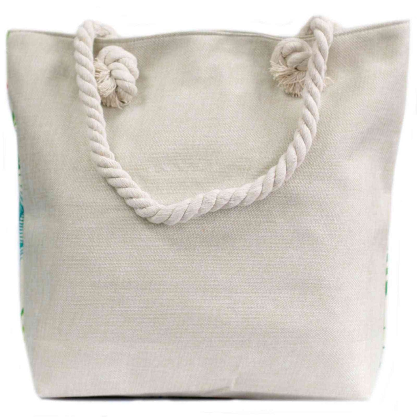 Bolso shopper con asa de cuerda - tropical tucán