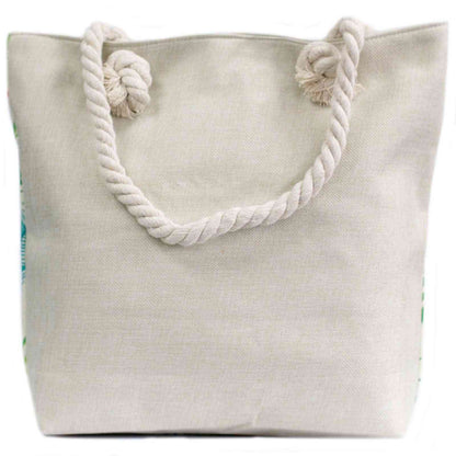 Bolso shopper con asa de cuerda - tropical tucán