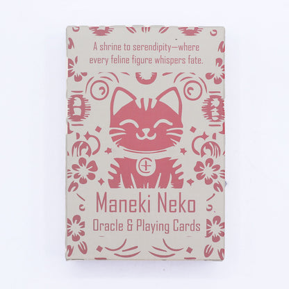 Gatos de la Fortuna Cartas de Juego y de Oráculo - Baraja Maneki Neko - Revenda de Cartas de Jogo & Oráculo Para a Sua Loja