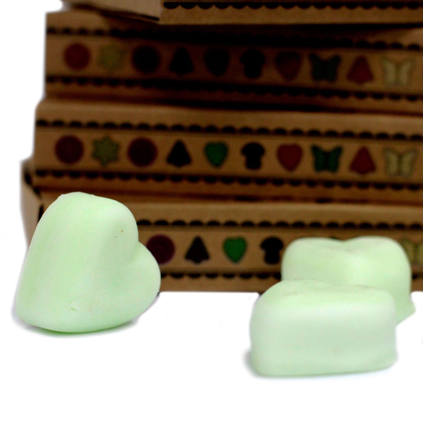 Caja de 6 ceras de Soja - manzana especiada - Ceras de Soja de Lujo