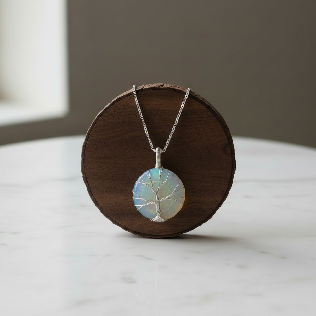 Collar Árbol de la Vida - Opalita