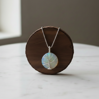 Collar Árbol de la Vida - Opalita