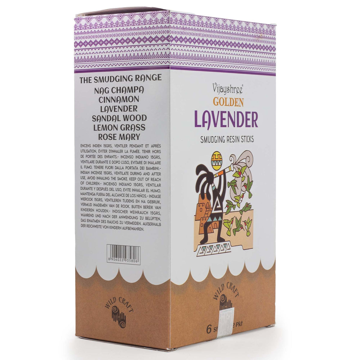 Palitos de resina para sahumar de Lavanda Dorada - 30g