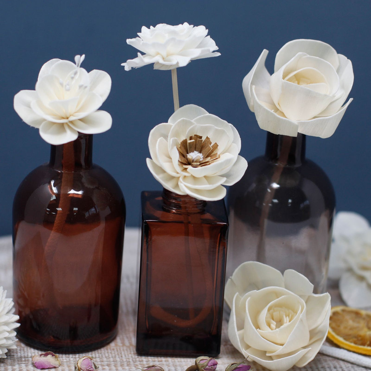 Flores Naturales para Difusor - Lirio Pequeño en  Cuerda