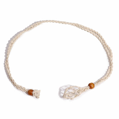 Cordones para Collar de Pieras Preciosas 45 cm - Natural