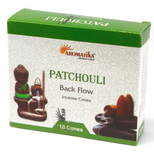 Conos de Incienso Reflujo Aromatika - Pachulí - Conos de Incienso Reflujo Aromatika