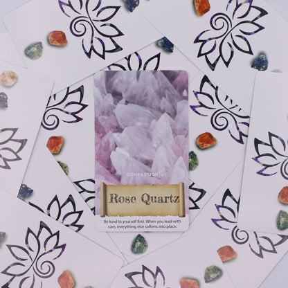 Cartas del Oráculo de Cristales y Elixires – Baraja de Energía Curativa - Cartas de oráculo