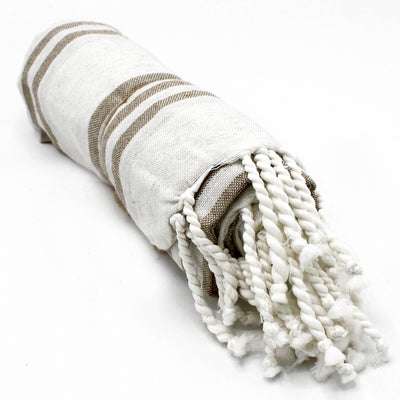 Serviette de hammam Spa - Sable - 90x170cm