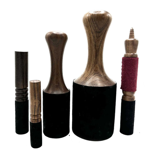Palo Rey Grande de Madera - 27x6cm - Palos y Cojines para Artículos Tibetanos