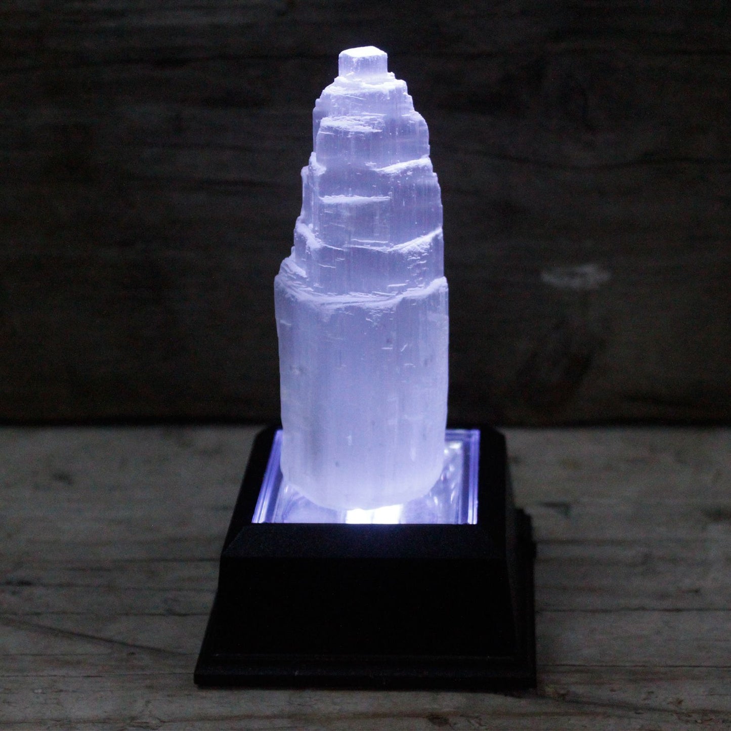 Torre de selenita natural - 10 cm - Torres de Selenita, cristal natural