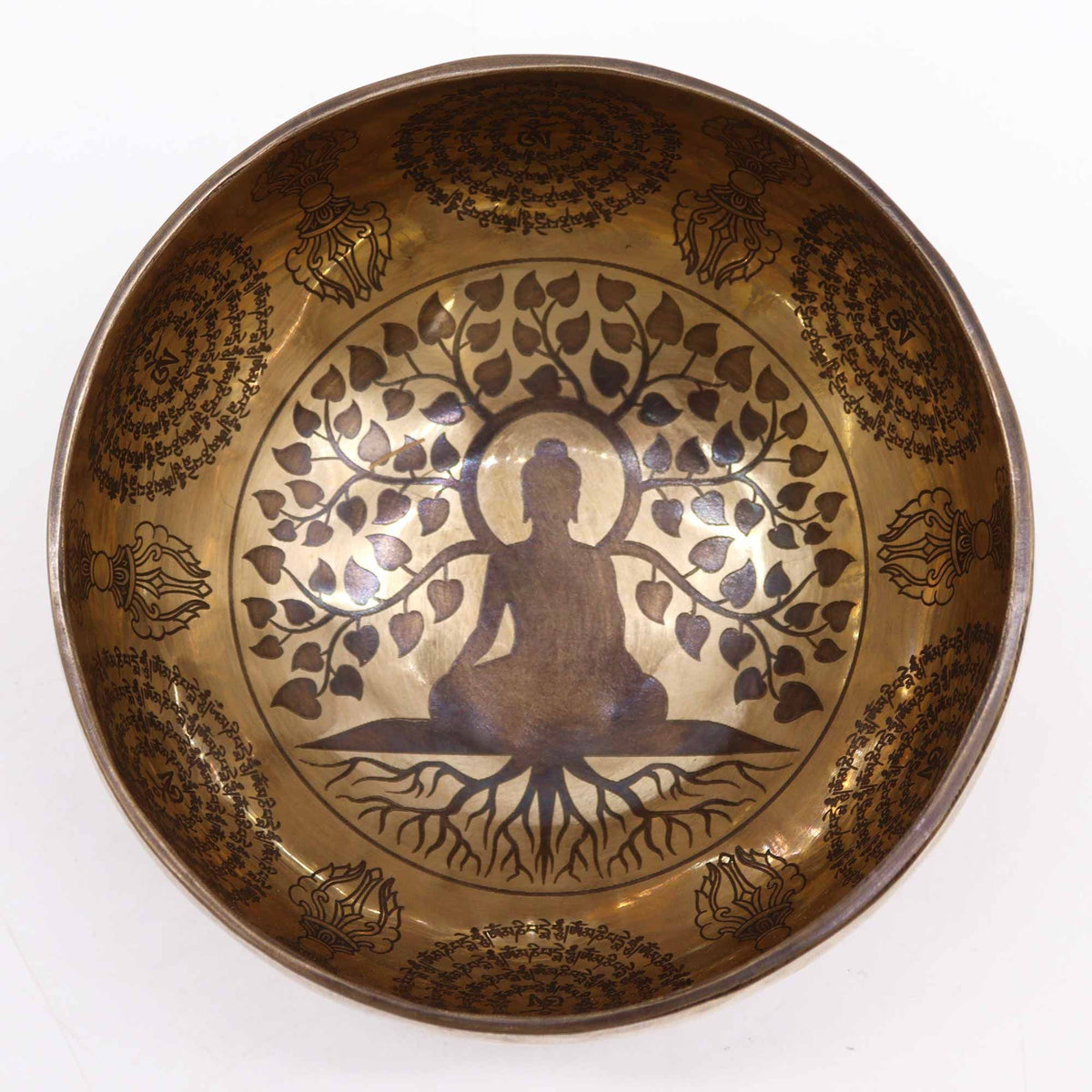 Cuenco Tibetano Curativo Grabado - 16cm - 7 ChakrasCuenco Tibetano Curativo Grabado - 16cm - 7 Chakras