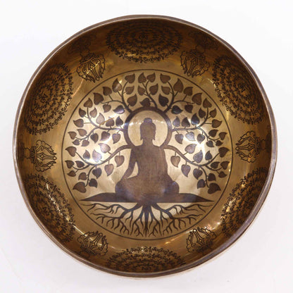 Cuenco Tibetano Curativo Grabado - 16cm - 7 ChakrasCuenco Tibetano Curativo Grabado - 16cm - 7 Chakras