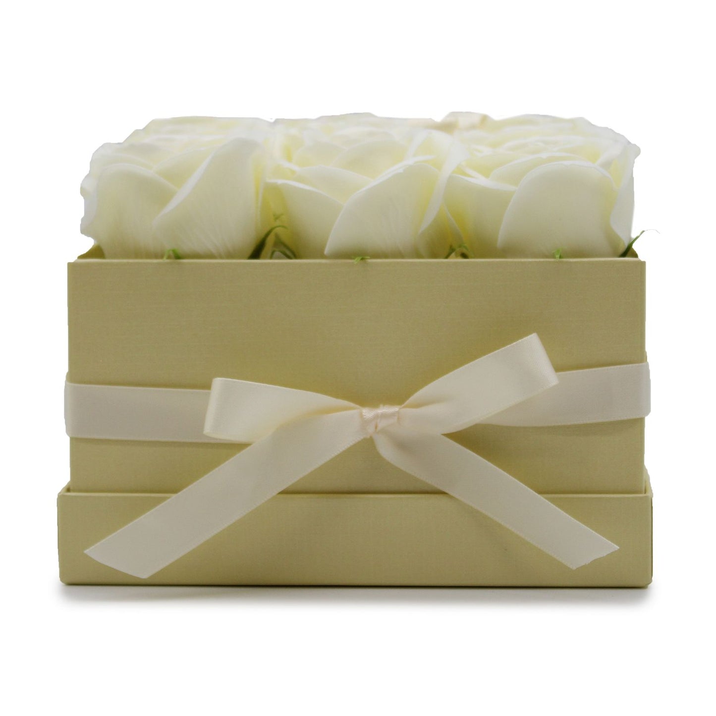 Caja de Regalo - Rosas de Jabón · 9 ud Crema