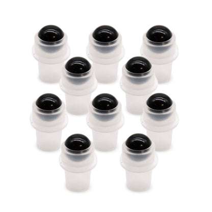 Punta de rodillo de piedras preciosas para botella de 5 ml - Turmalina negra - Botellas Roll-on con gemas 10ml, accesorio