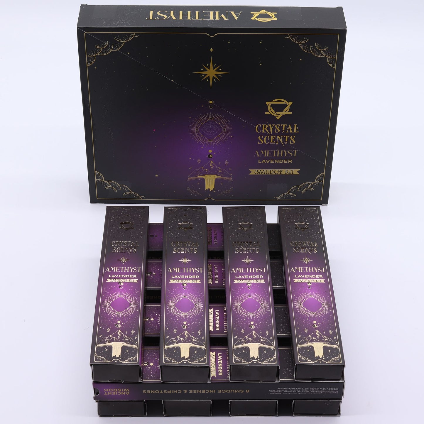 Incienso Smudge con fragancia de amatista - Lavanda