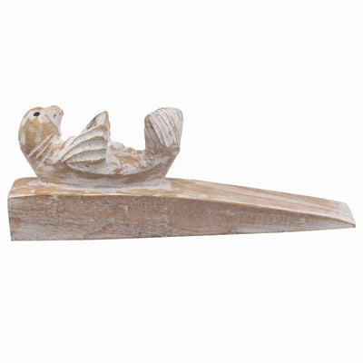 Hand-carved doorstop - Seal pup