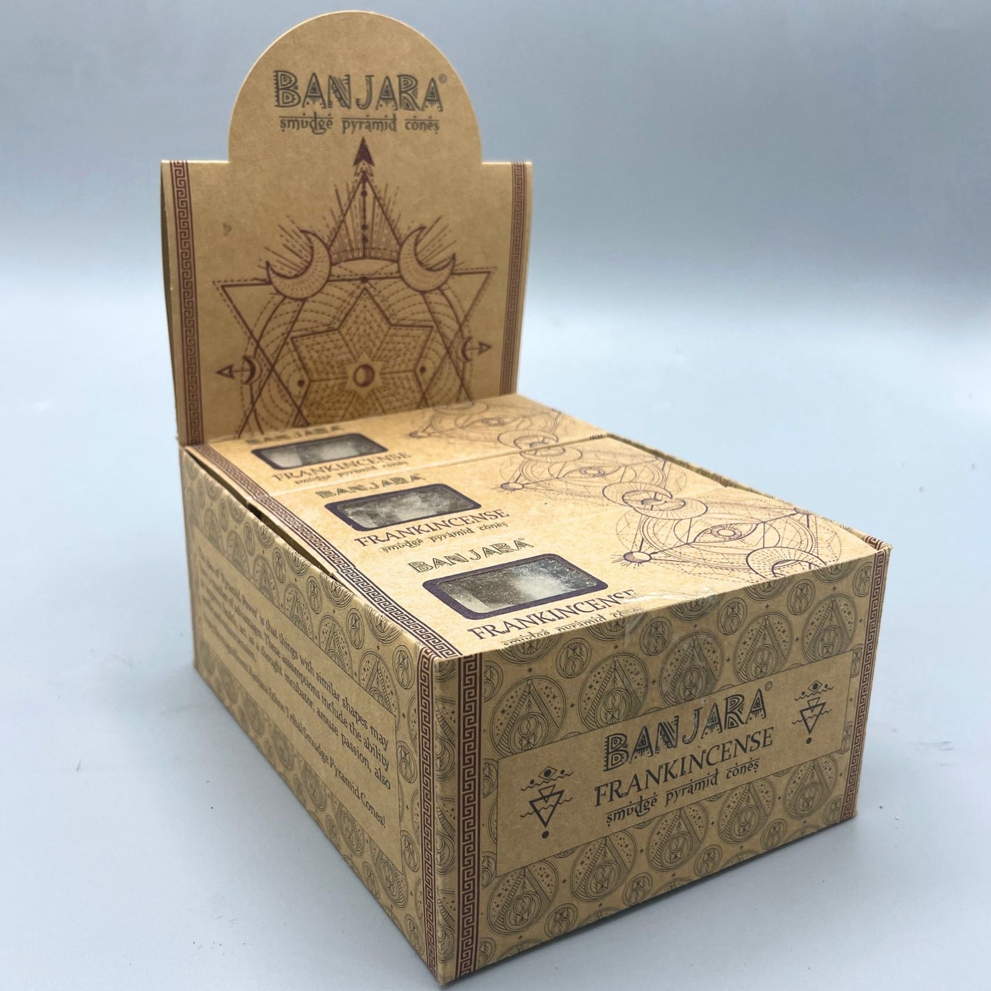 Conos piramidales Banjara Smudge - Incienso - Conos piramidales Banjara Smudge