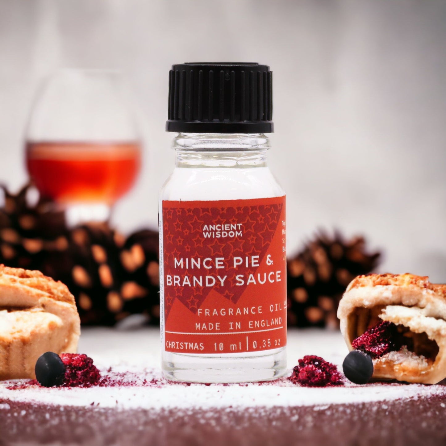 Aceite de Fragancia 10 ml - Pastel de Frutas y Salsa de Brandy - Aceites de Fragancia 10ml, Cruelty Free