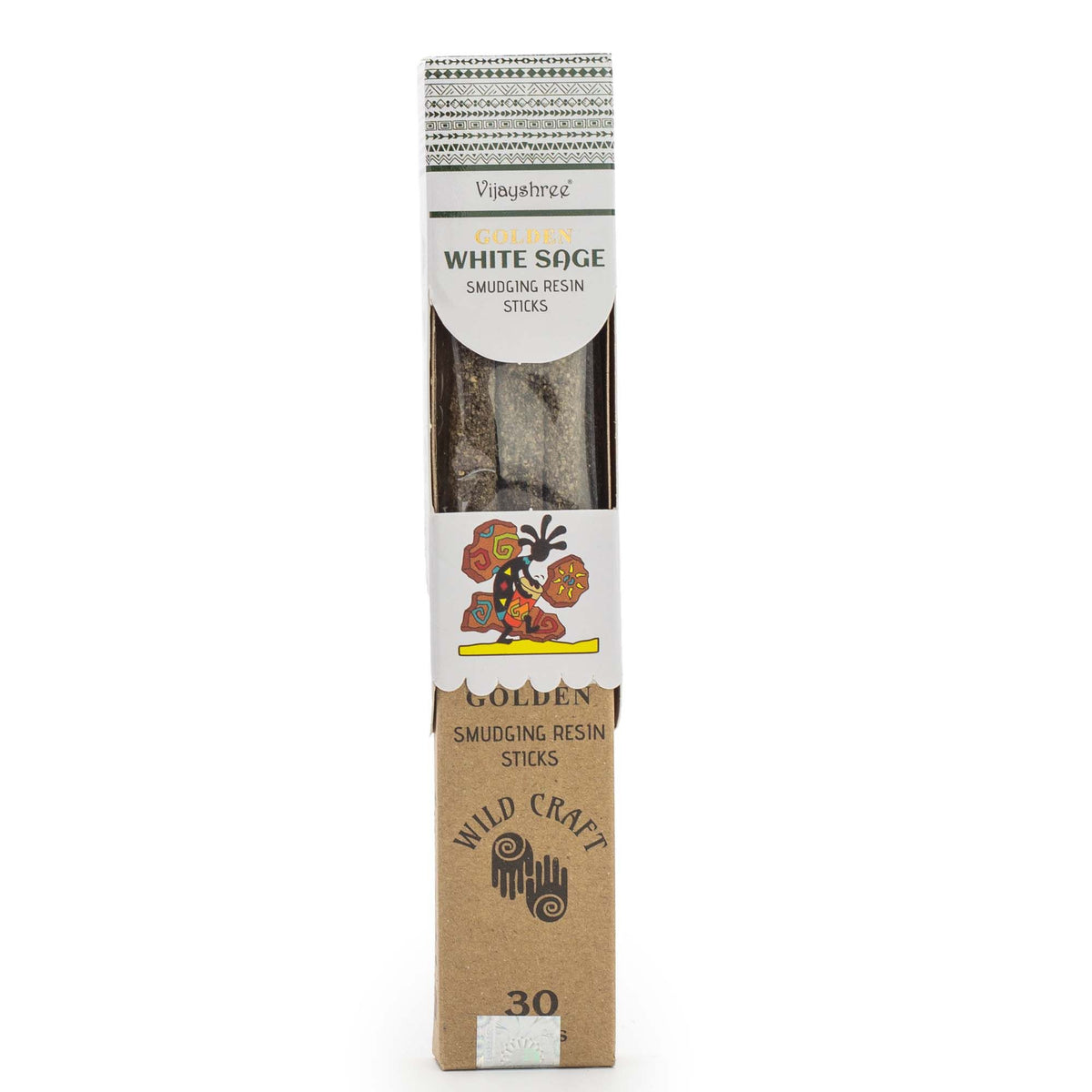 Varillas de resina para difuminar salvia blanca dorada 30g (6 unidades) - Varillas de resina para Defumar