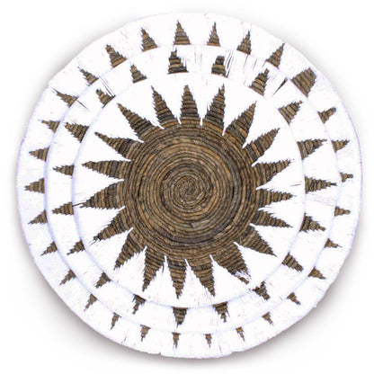 Set de 3 Platos Decorativos de Pared · Colección Crema