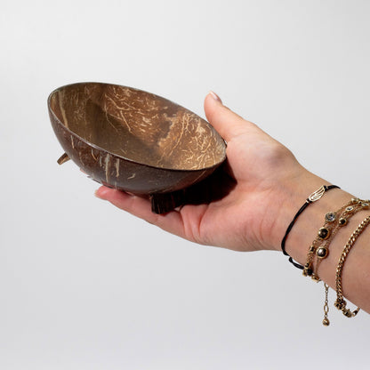 Jabonera de Coco Natural - Redonda - 11 cm