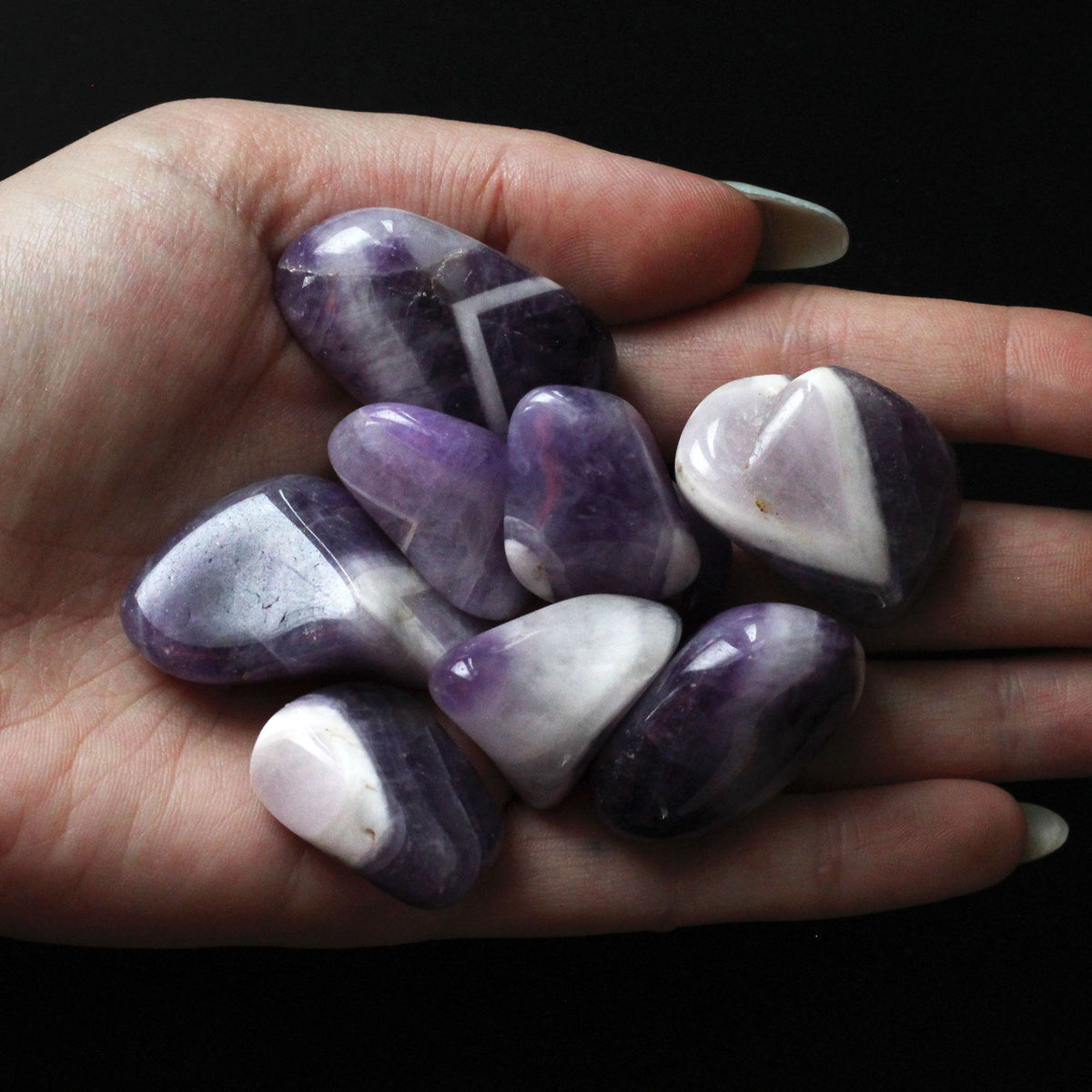 Amatista con bandas L (Clase B) - Piedras Naturales Irregulares