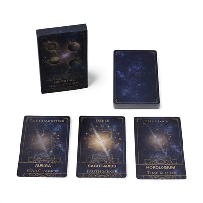 Cartas de Oráculo del Atlas de Energía Celestial - Baraja Espiritual - Cartas de oráculo