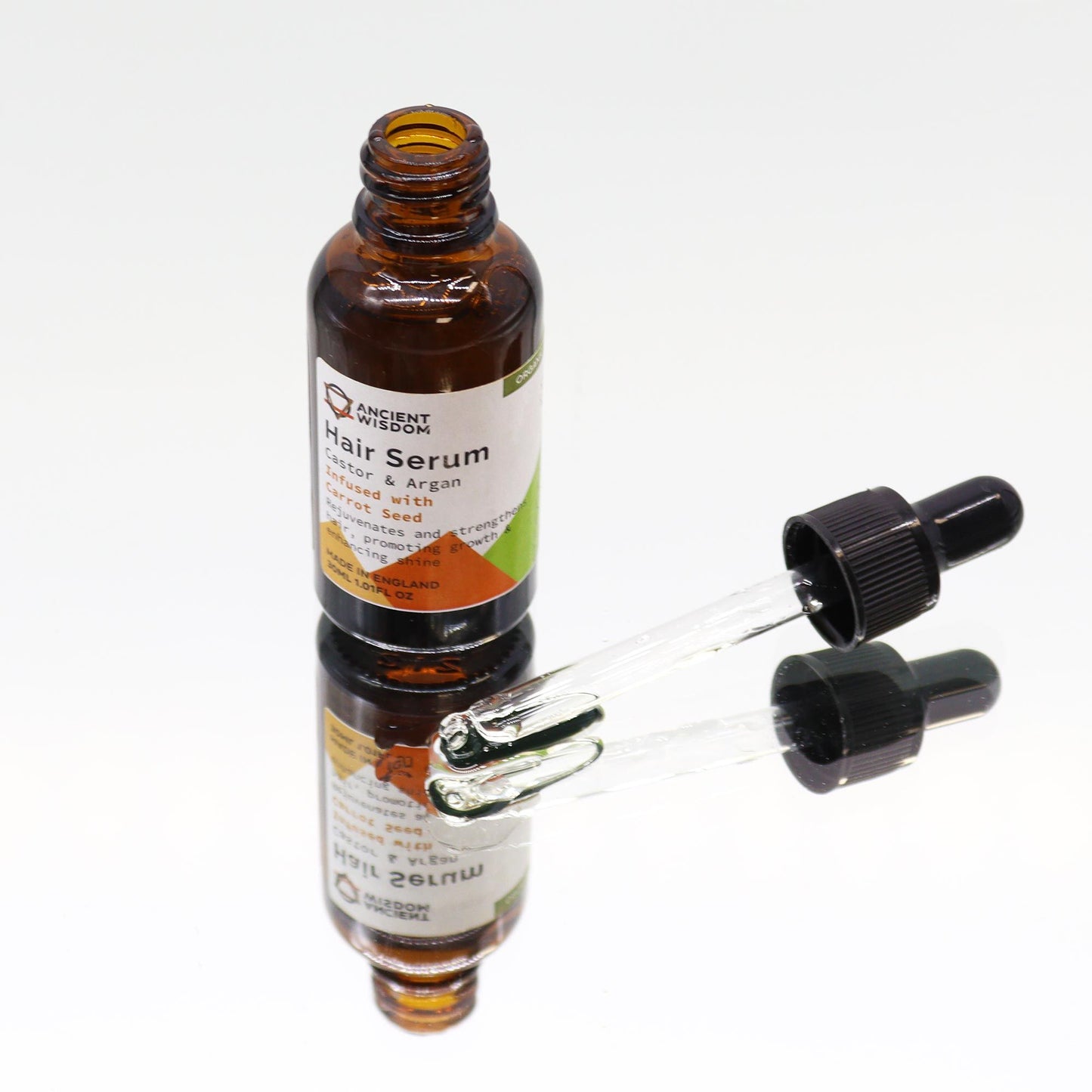 Sérum Capilar Orgánico · Semilla de Zanahoria · 30 ml