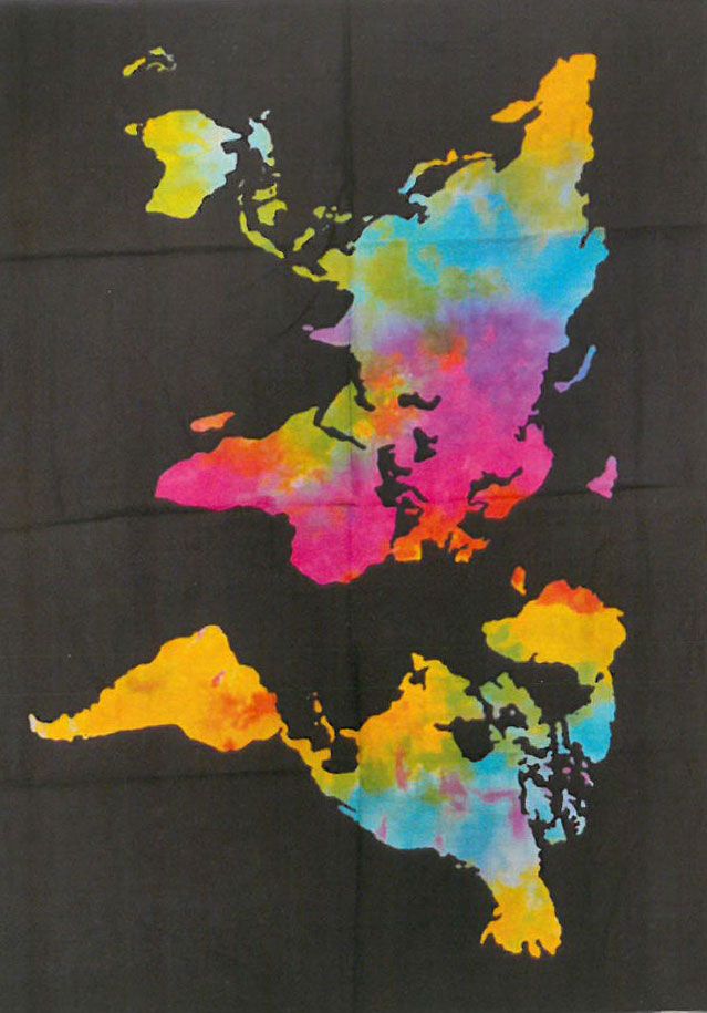 Arte mural de algodón - Mundo