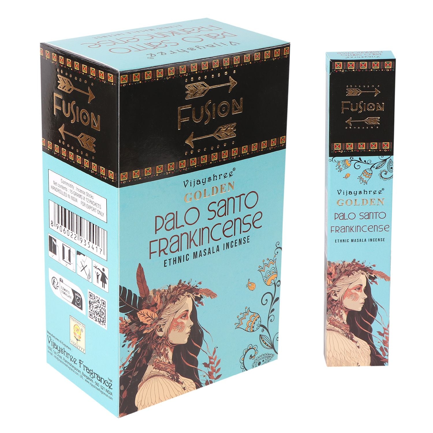 15g Palo Santo de Oro e Incienso - Varillas de Incienso de Palo Santo