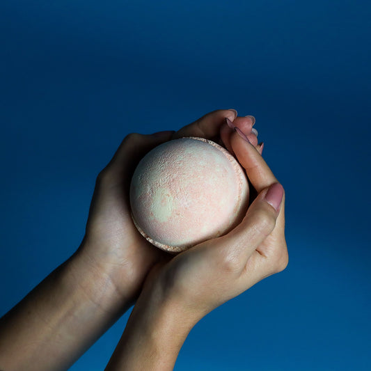 Set of 3 peach sangria bath bombs