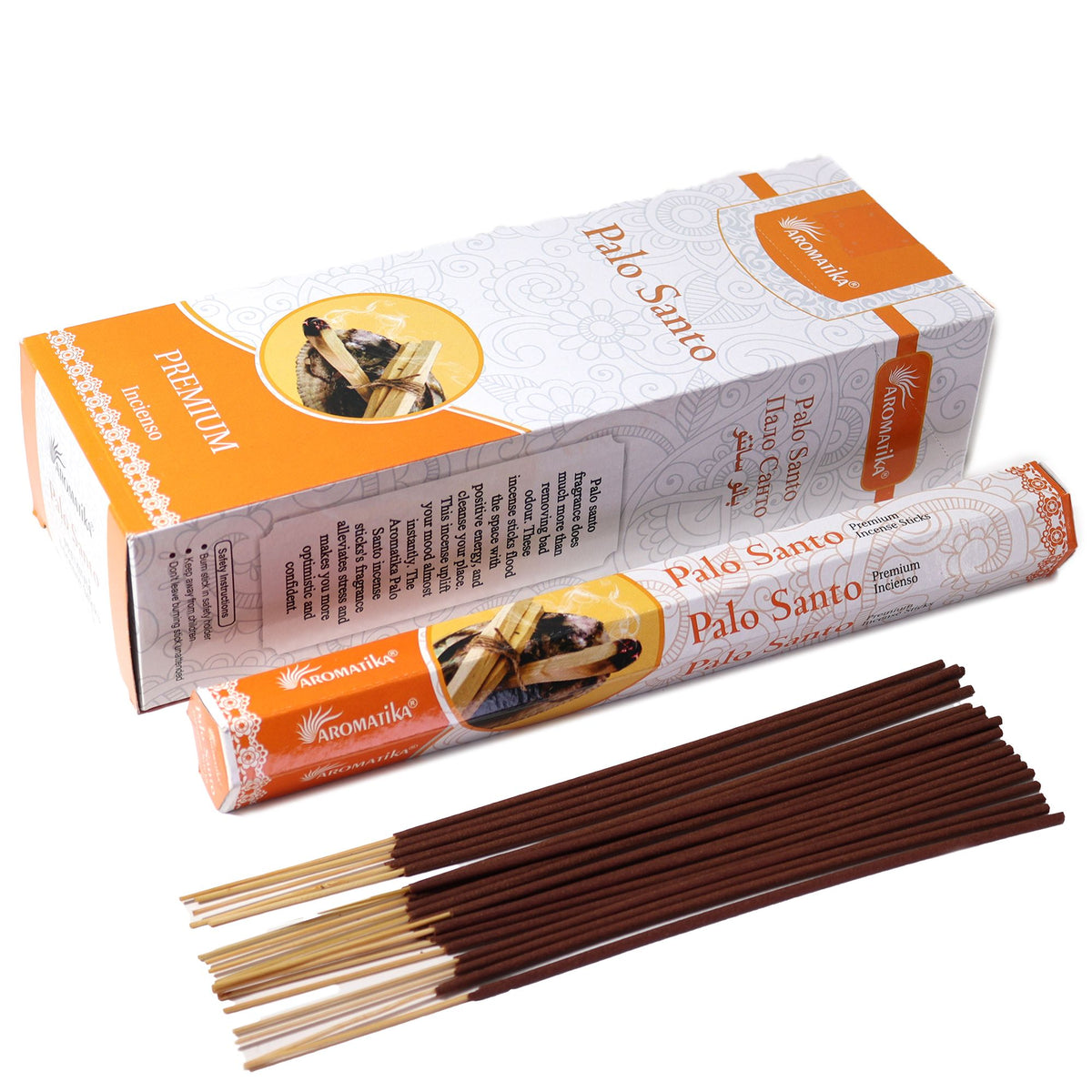 Incienso Hexagonal sin Carbón Aromatika - Palo Santo