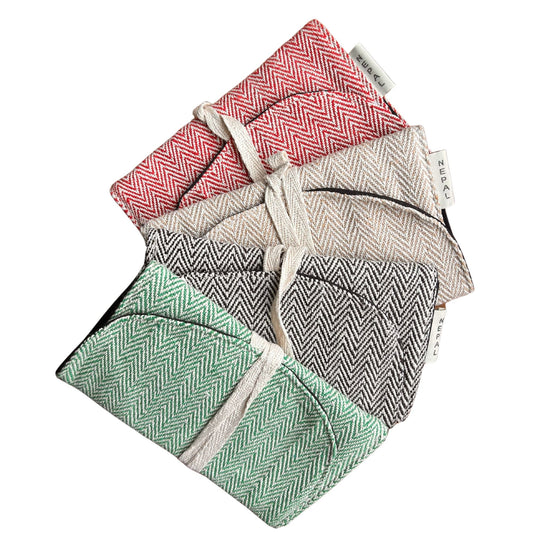 Bolsa de cáñamo para teléfono (surtida)