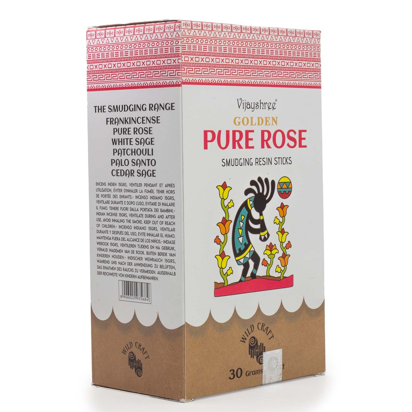 Varillas de resina para difuminar Doradas Rosa Pura de 30g (6 unidades)
