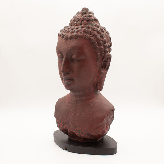 Molton Lava Buddha bust lamp - oval base