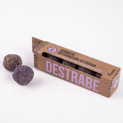 Caja de 4 Bombitas de Incienso Destrabe - Bombitas de Incienso Naturales