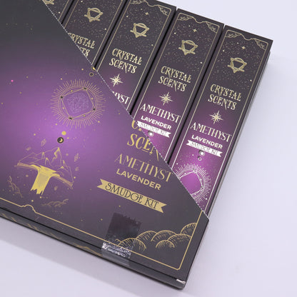 Incienso Smudge con fragancia de amatista - Lavanda