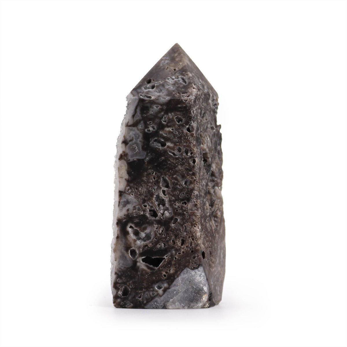 Torres Pulida Laterales de Calcita (aprox 9-11 cm) - Piedras Geodes de Calcita